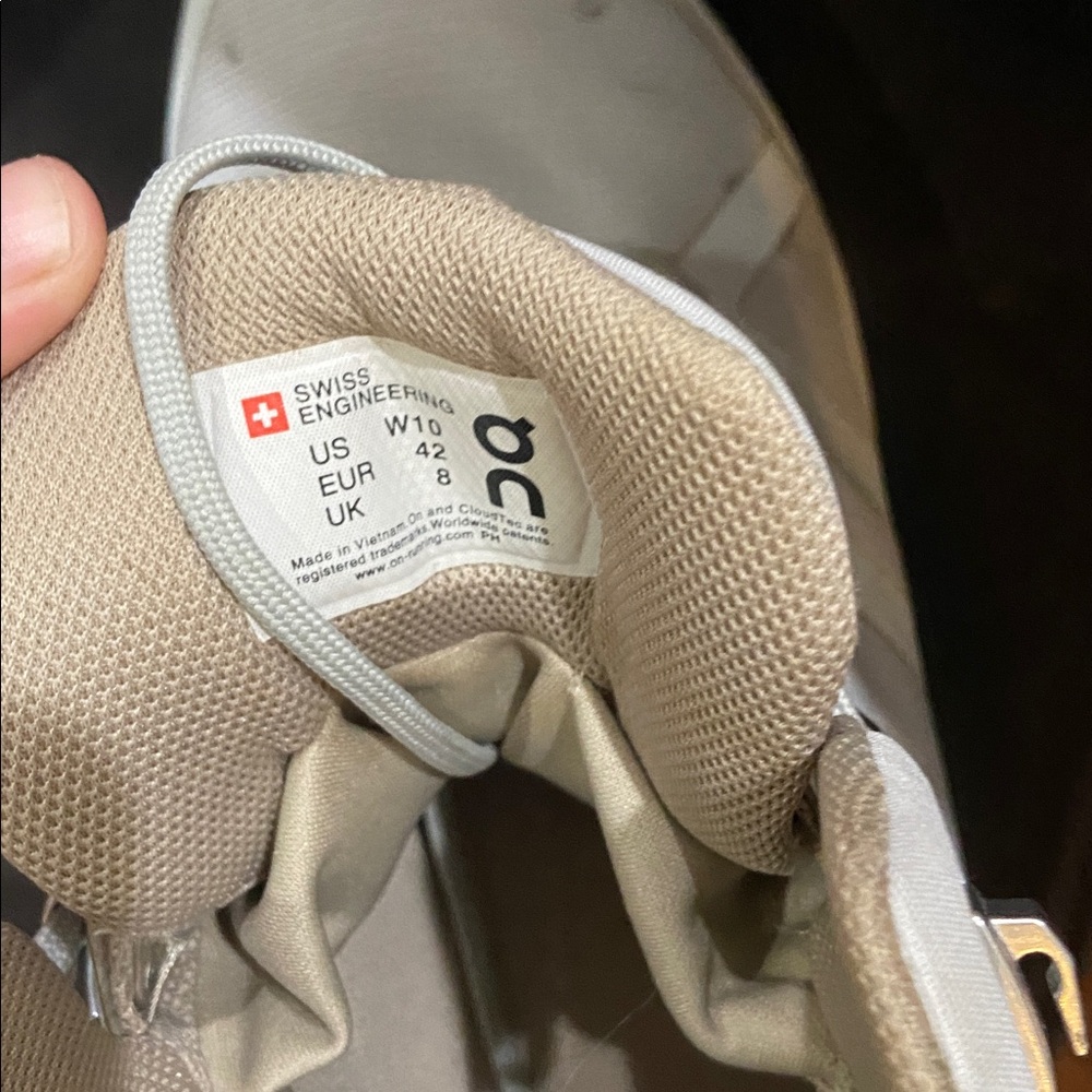 On Women's Cloudrock Waterproof Mid-Top Athletic Boots in Off-White - Picture 6 of 9